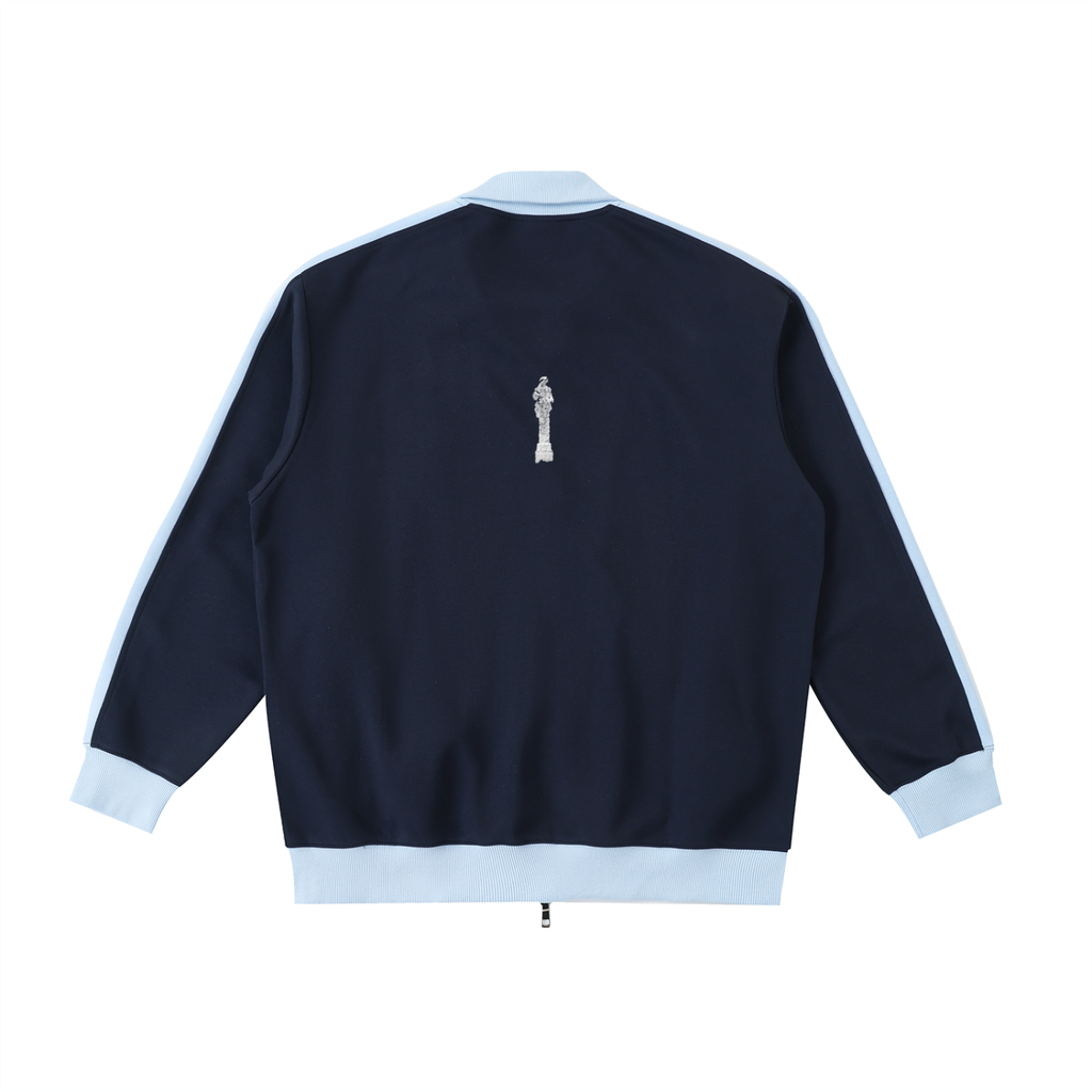 Arutau X TWO Contrast Trim Stand Collar Jacket