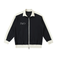 Arutau X TWO Contrast Trim Stand Collar Jacket