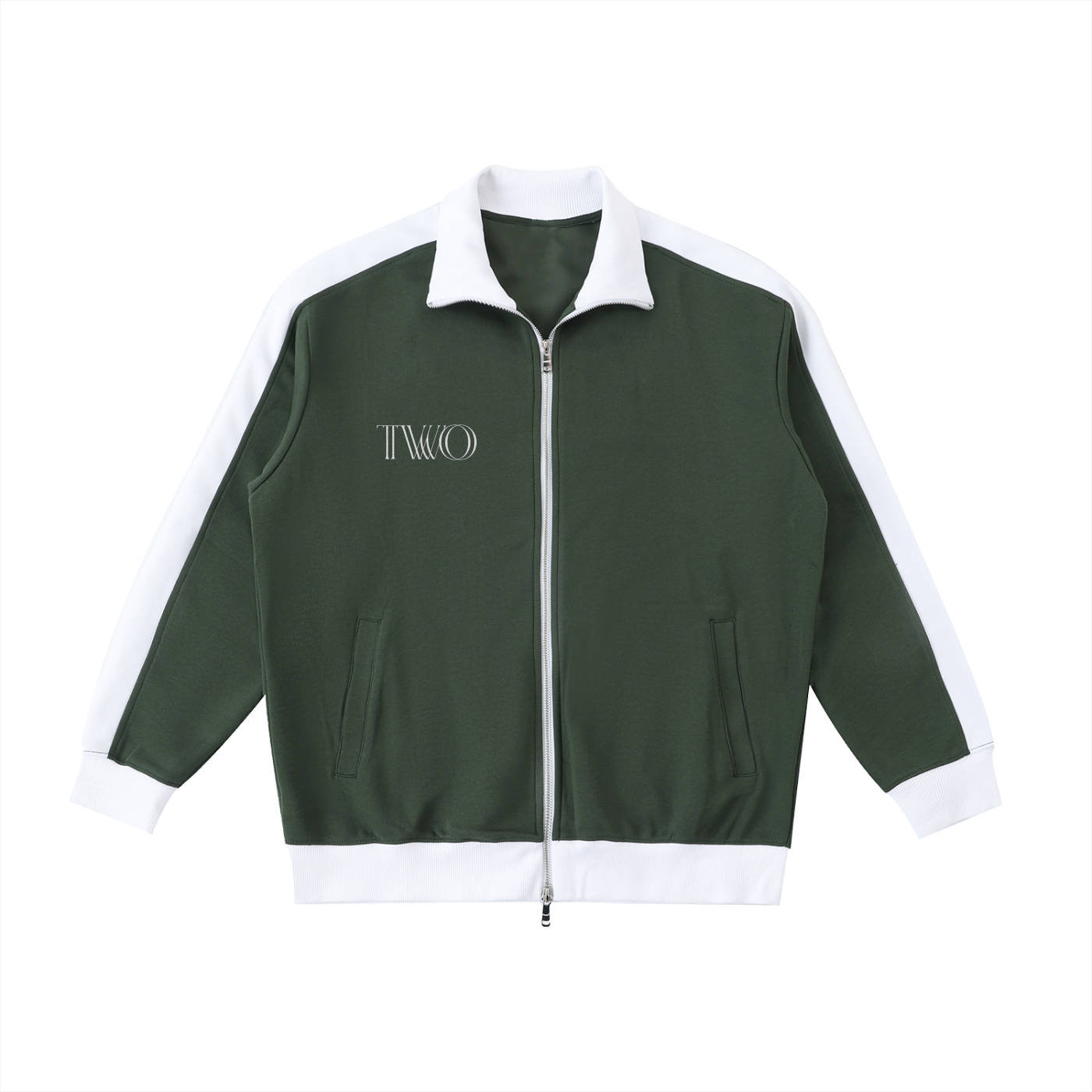 Arutau X TWO Contrast Trim Stand Collar Jacket