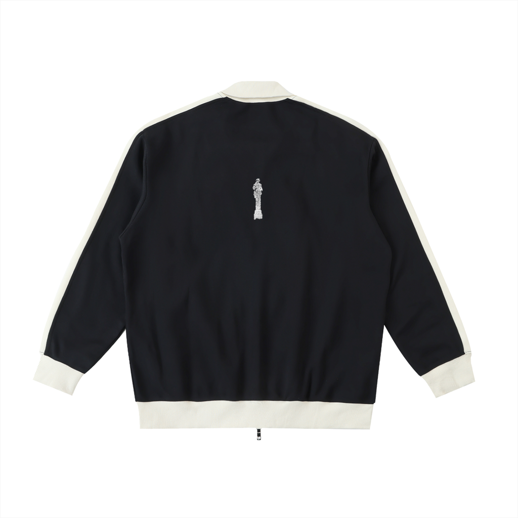 Arutau X TWO Contrast Trim Stand Collar Jacket