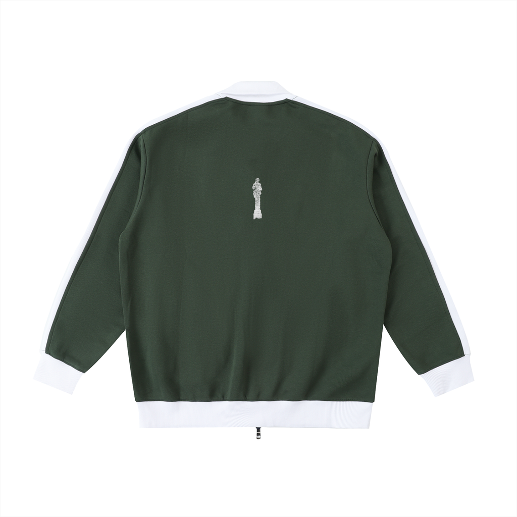 Arutau X TWO Contrast Trim Stand Collar Jacket